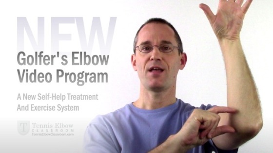 Announcing a new Golfers Elbow self treatment  program